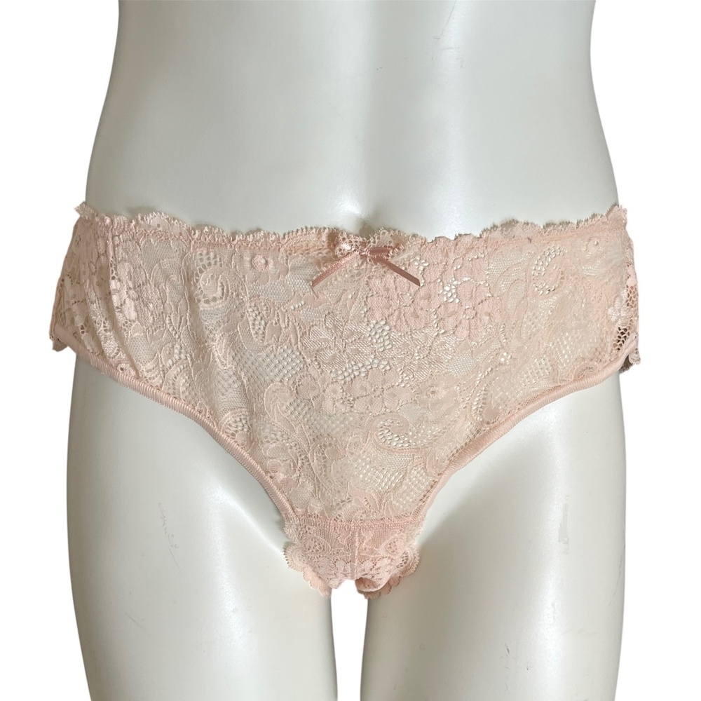 Victoria's Secret Dream Angels Vintage Lace Hipkini Soft Pink Large NWT Panty